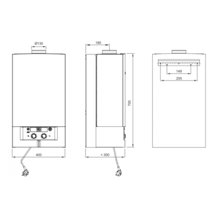 Газовый котел Bosch GAZ 3000 W ZW 14-2 DHKE в Барановичах