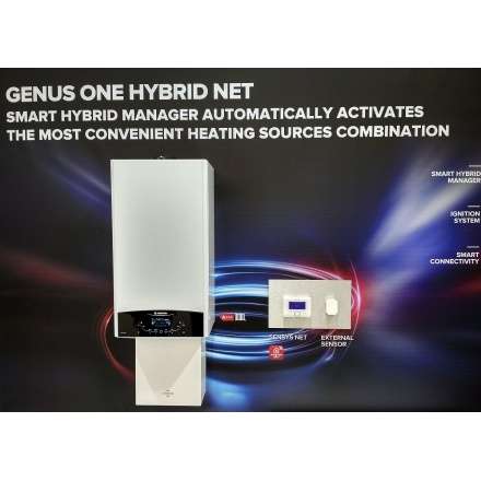 Конденсационный газовый котел Ariston GENUS ONE SYSTEM 24 в Барановичах