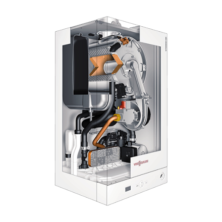 Конденсационный котел Viessmann Vitodens 50-W BPJD 24 кВт двухконтурный в Барановичах