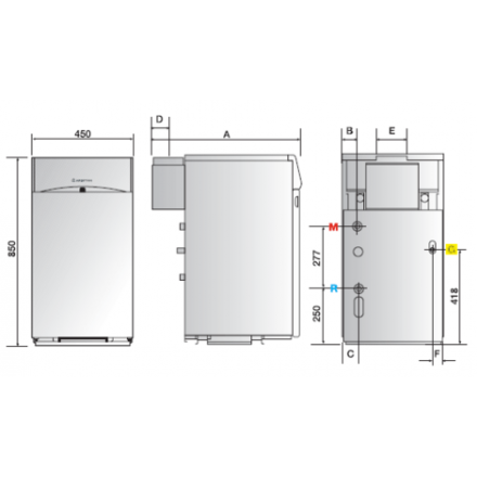 Газовый котел Ariston UNOBLOC G 38 RI в Барановичах