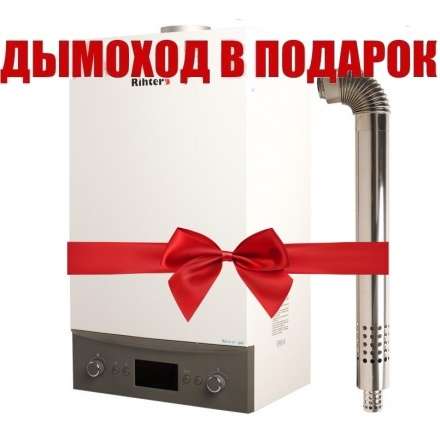 Газовый котел Rihters Econom 26 с дымоходом в Барановичах