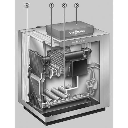 Газовый котел Viessmann Vitogas 100-F 35 в Барановичах