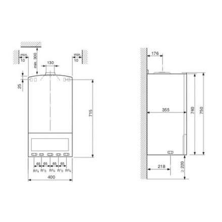 Газовый котел Bosch GAZ 4000 ZWA 24-2 K в Барановичах