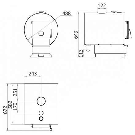 Твердотопливный котел Теплодар Куппер Уют-20 в Барановичах
